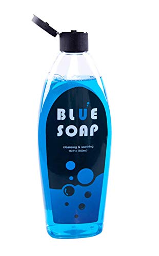 One Tattoo World Highly Concentrated Blue Soap 16.9oz, Equivalent as Green Soap Smells Better, for Tattoo Aftercare or Regular Home & Office Soap with 10 Times of Water Dilution, OTW-PPSoap500