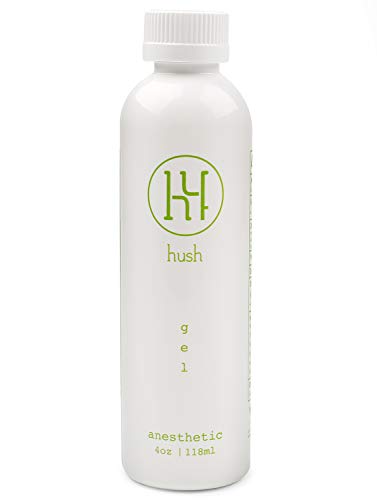 Hush Anesthetic Tattoo numbing Gel More Powerful than Numbing Cream (with child-resistant caps) (4oz (120Gram))
