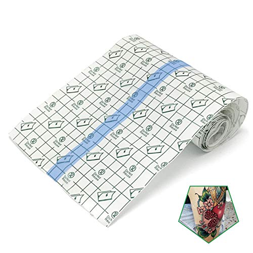Tattoo Aftercare Bandage Roll 6'x 2 Yard - Waterproof Transparent Film For Tattoo Initial Healing And Skin Repair Adhesive Tattoo Supply Wrap