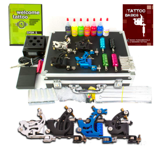 Pirate Face Grinder Tattoo Kit