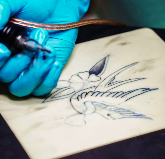 Wormhole Tattoo Skin