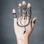 Geometric shape of Henna Tattoo