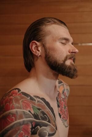 Personalized Pattern Red Tattoo Designs