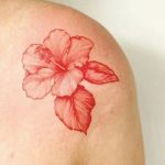 Vibrant poppies red tattoo