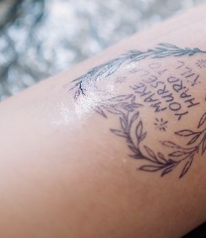 Wet Tattoo Healing